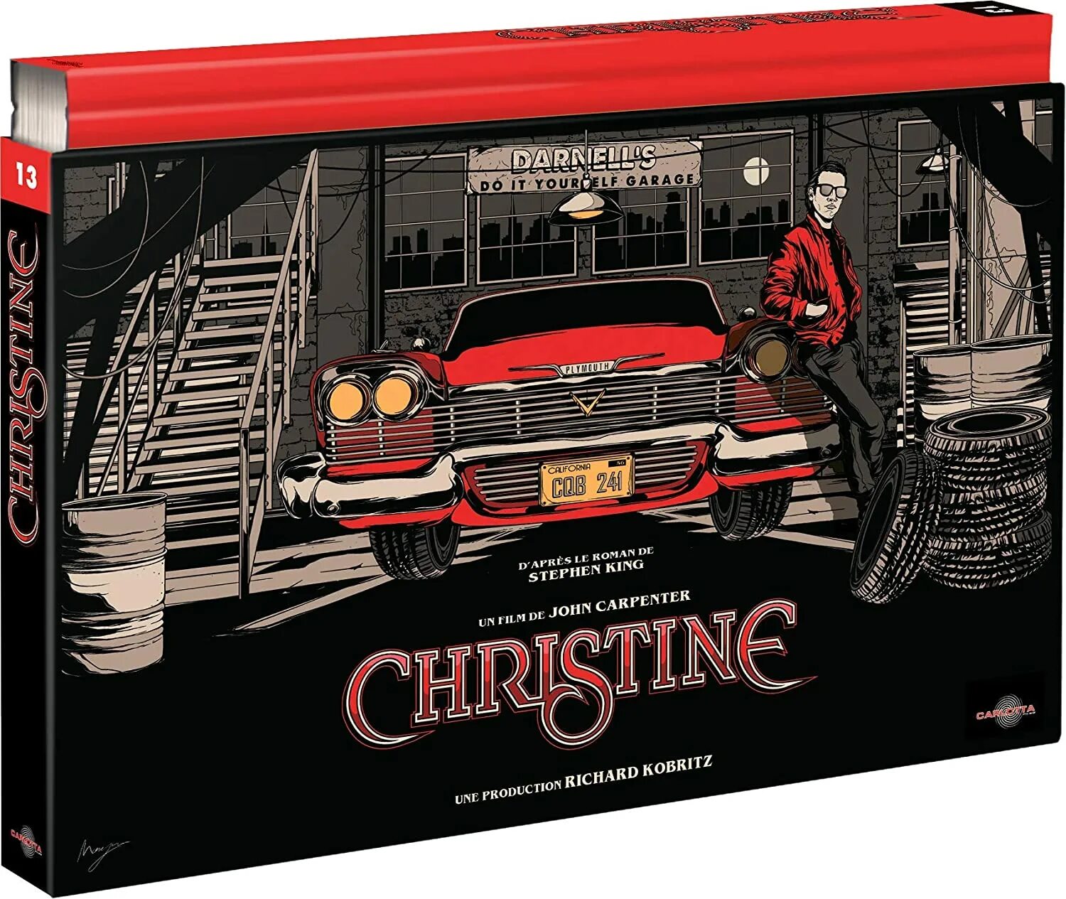 Christine collection. Christine John Carpenter. John Carpenter's Christine Постер. Christine 4 k Blu ray.