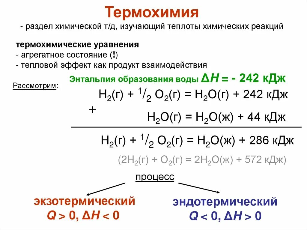 10 термохимических реакций. Тепловой эффект химической реакции термохимические уравнения. 2 Термохимические реакции. Термохимия тепловой эффект реакции уравнение. Термохимические уравнения энтальпия образования.