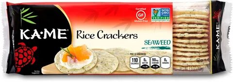 Kame Rice Crackers Original (2499x900), Png Download.