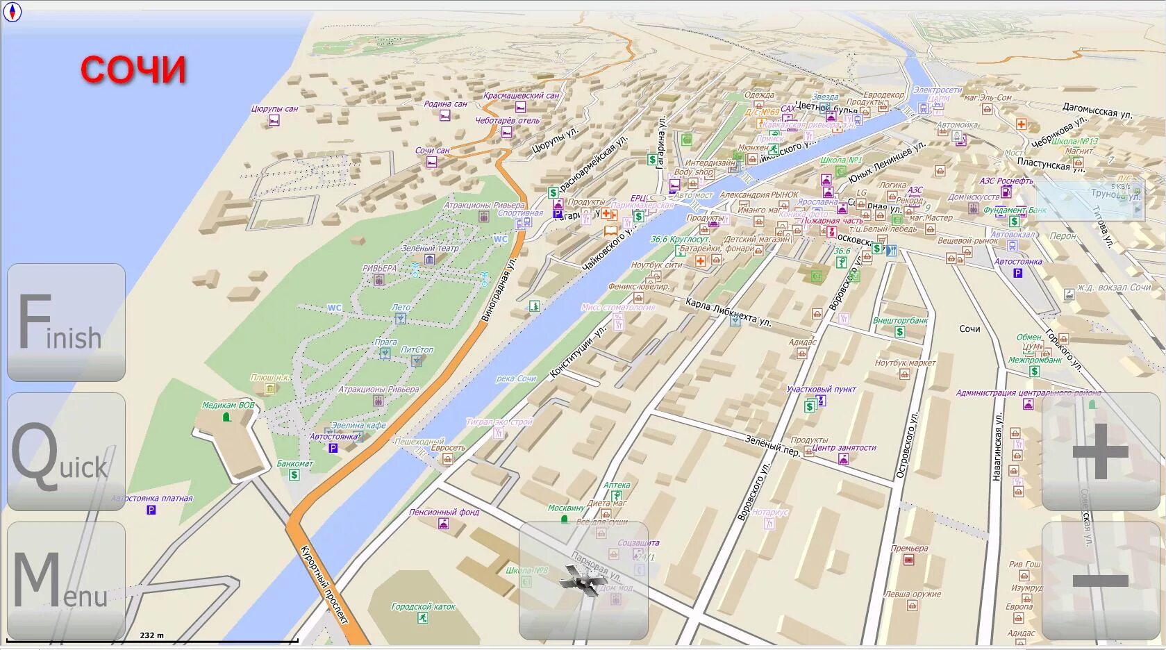 Карта центрального района Сочи с улицами и домами. Карта центра Сочи с улицами. Адлер на карте. Сочи на карте.