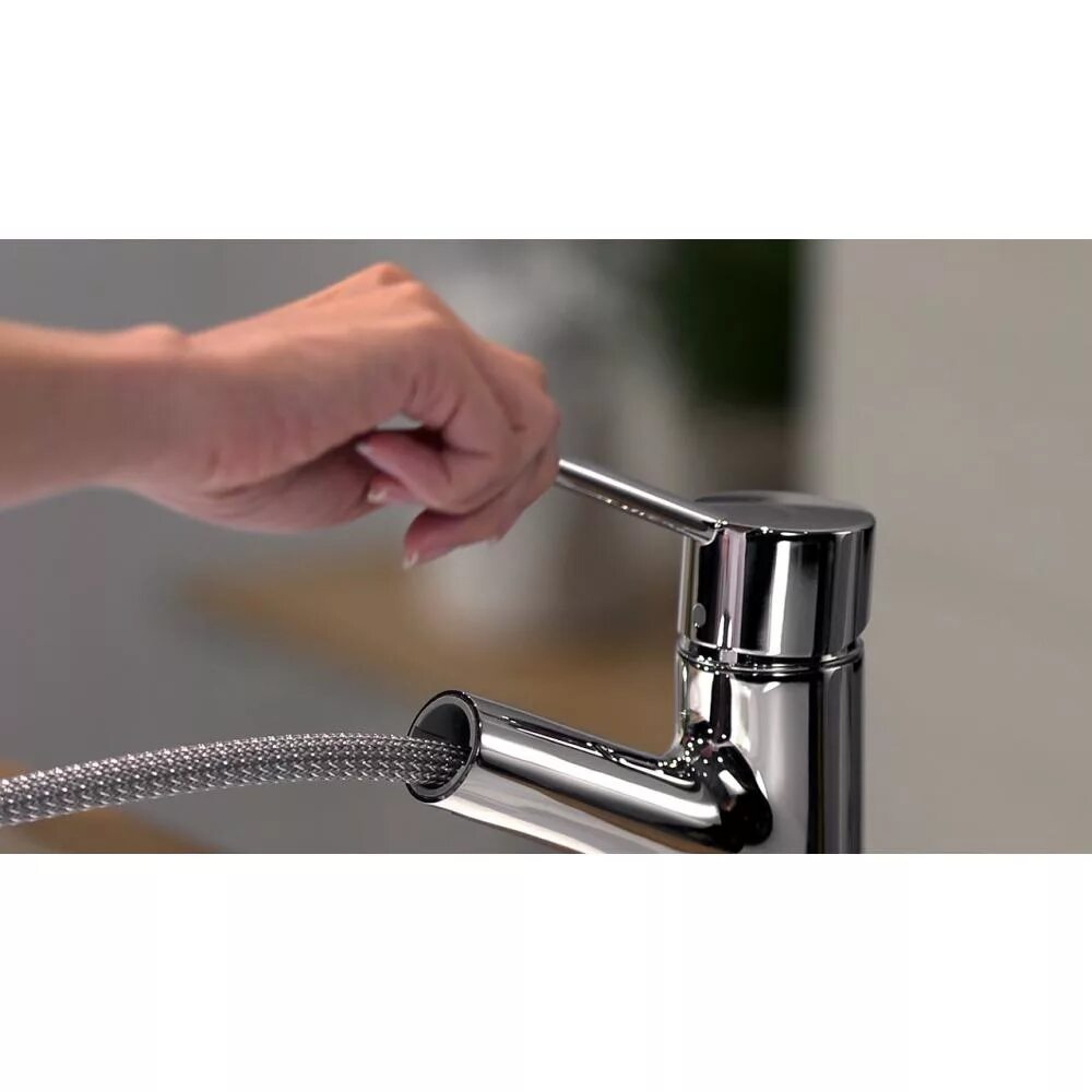 Смеситель с выдвижным душем. 32841000 Hansgrohe. Для кухни Hansgrohe Talis. Кран кухонный Хансгрое. Кран кухонный Hansgrohe.