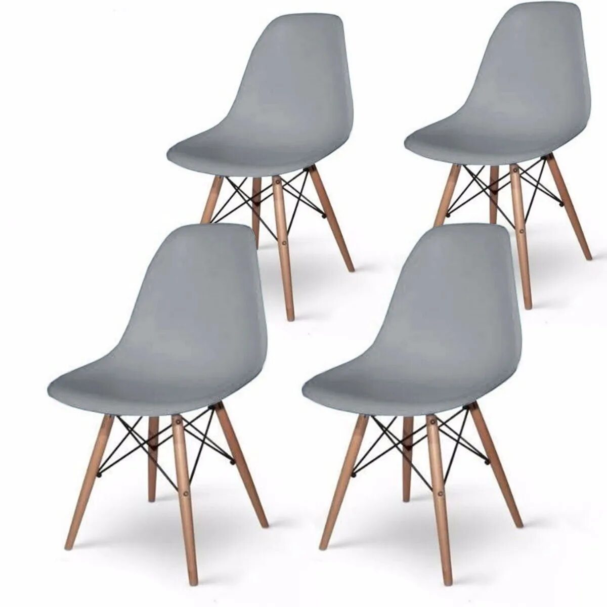 Комплект стульев 4 шт для кухни. Комплект Eames DSW. Ridberg DSW Eames стол. Стул Eames DSW. Eames y801.