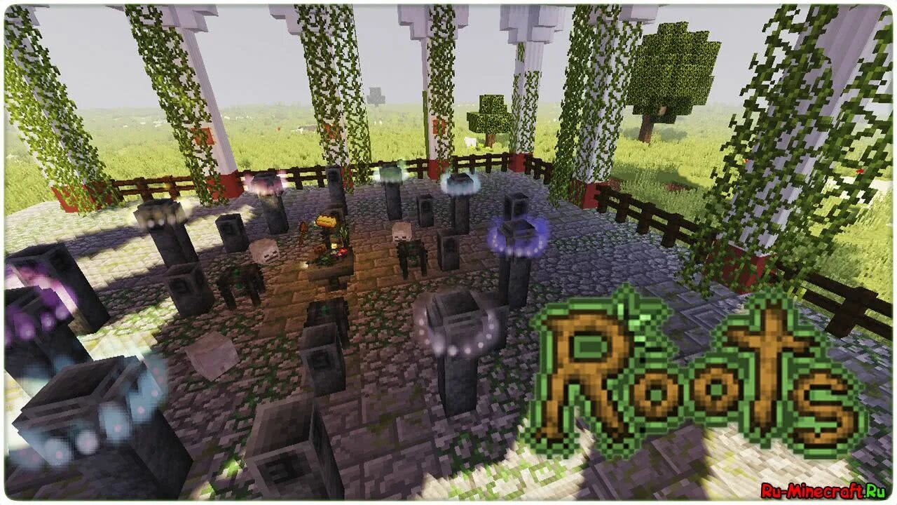 Майнкрафт мод magics. Магические моды на майнкрафт. магические мобы майнкрафт. мод roots майнкрафт. roots майнкрафт 1.12.2.