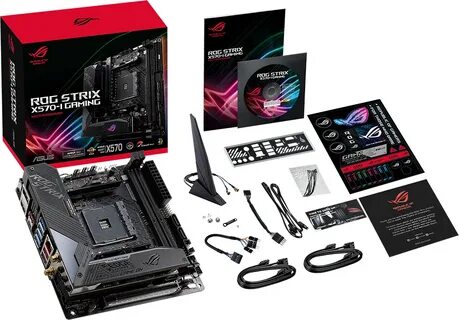 Материнская плата asus rog strix x570