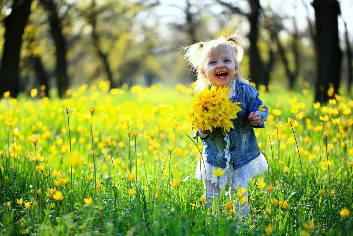 весеннее настроение дети