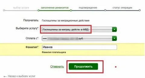 Можно оплатить пошлину в мфц