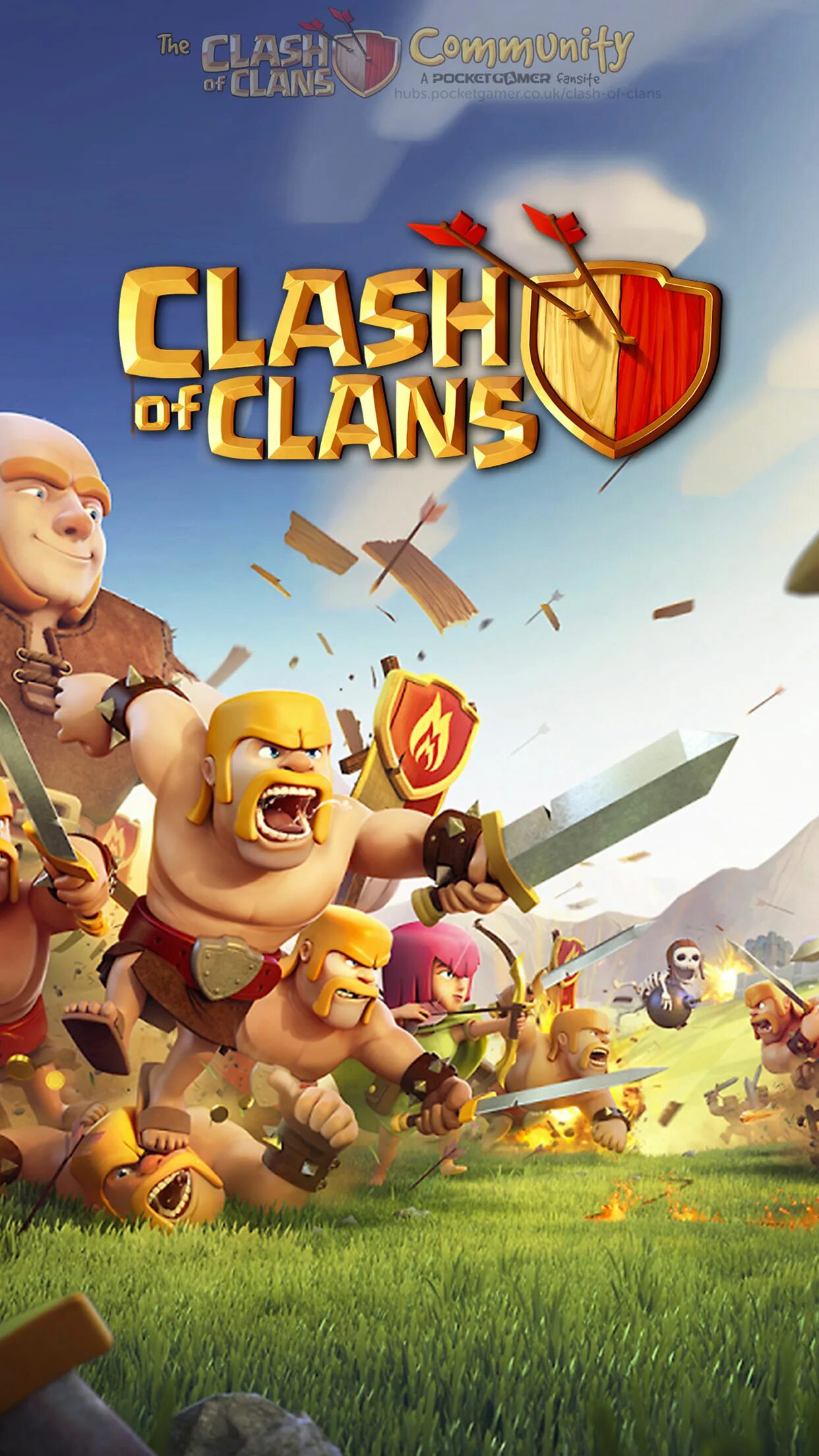 Бесплатные игры clash of clans. Клеш оф кланс. Игра Clash of Clans. Clash of Clans 1 версия игры. Clash of Clans Постер.