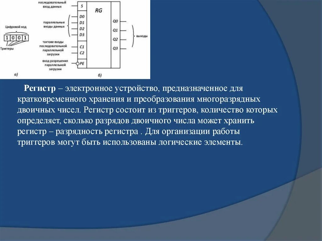 Регистр состоит из. Регистры электроника. Из чего состоит регистр. Логическое устройство регистр.