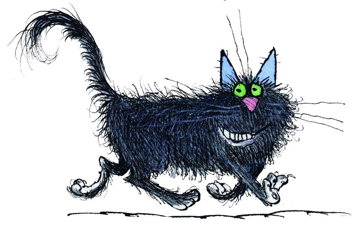 Коты отсюда. Смешные рисунки. Черный кот мультяшный. Смешные кошки рисунки. Коты Рисованные прикольные.