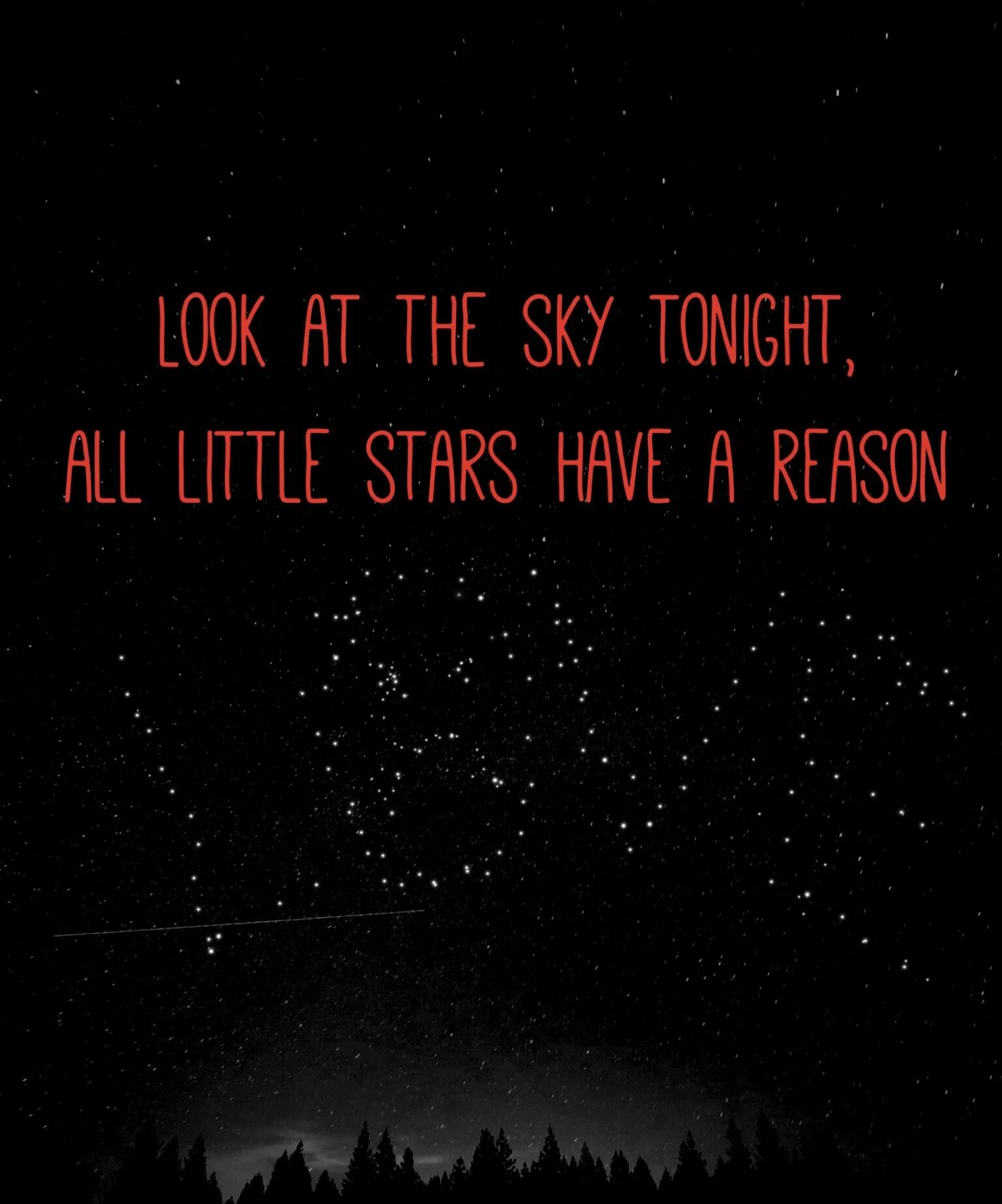 All of the stars have a reason