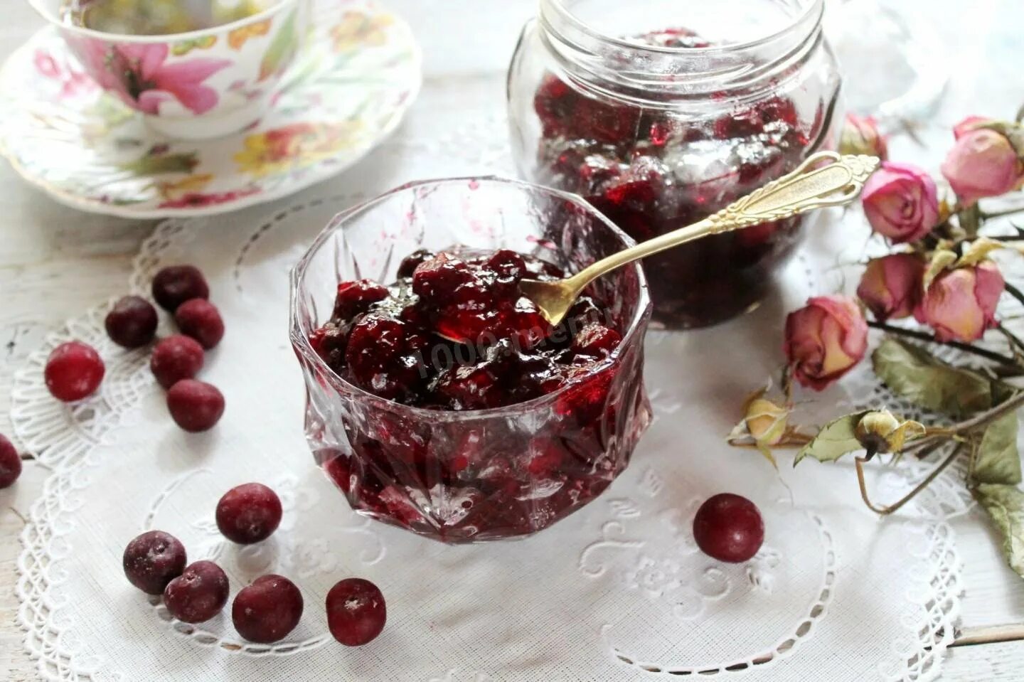 Как сделать вишню густой