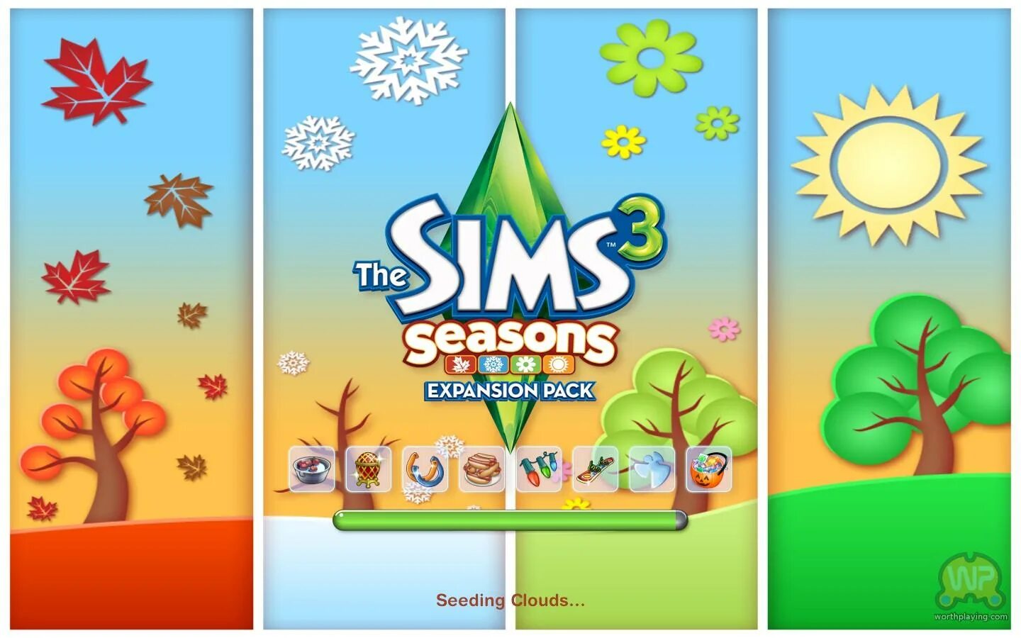 Времена года 3. The sims 3 seasons. the sims 3 времена года дополнение. sims 3 времена года обложка. симс 3 экран загрузки.