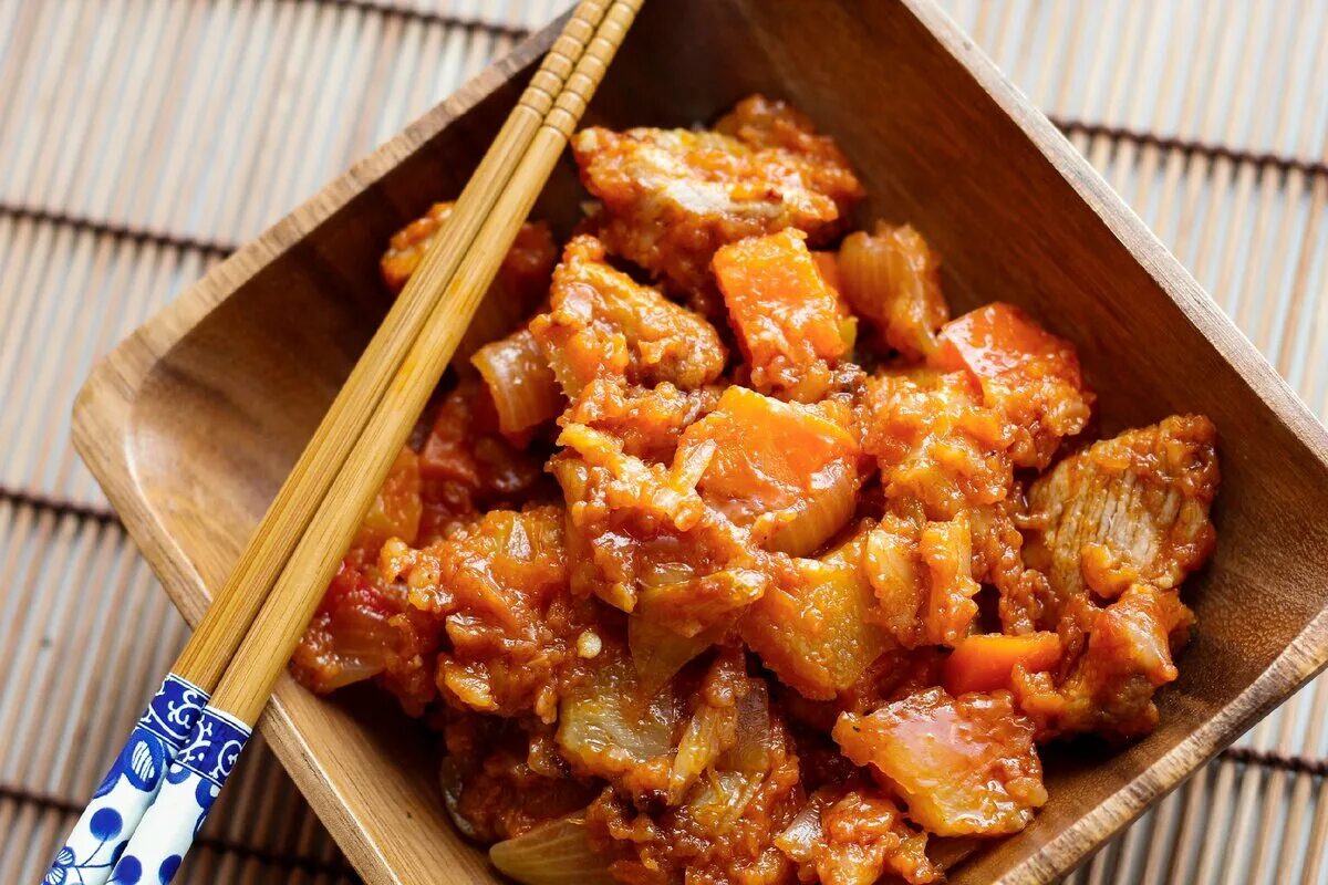 Китайское сладкое мясо рецепт