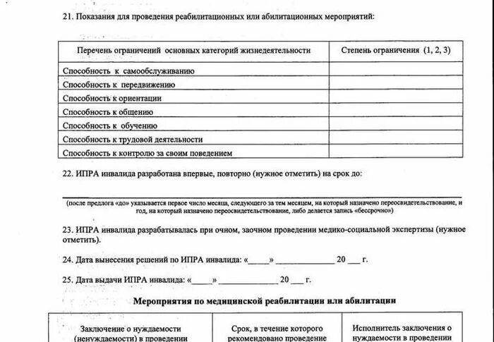 Ипр инвалида 3 группы. Индивидуальная программа реабилитации инвалида (ИПРА). Карта индивидуальной программы реабилитации инвалида. Реабилитационная карта инвалида 1 группы. Индивидуальная программа реабилитации инвалида 3 группы.