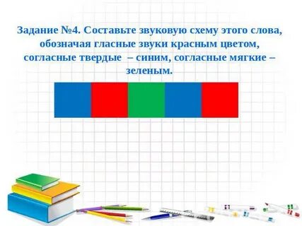 Схема слова синие