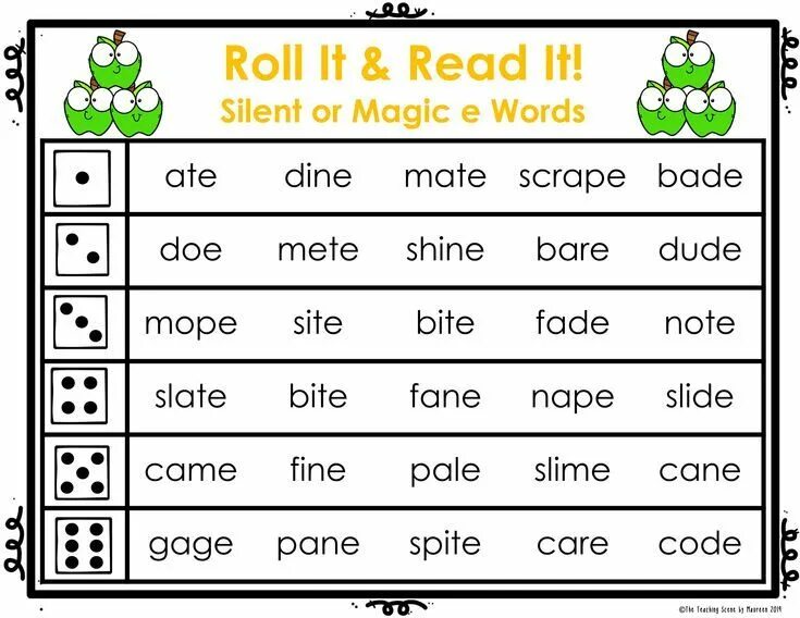 Read and the right word