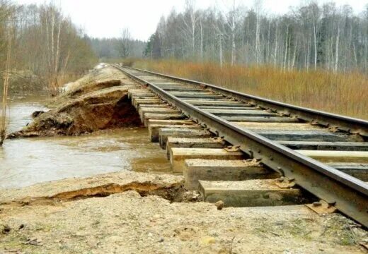 Что такое размыв насыпи сдо ржд