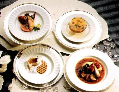 Four course meal