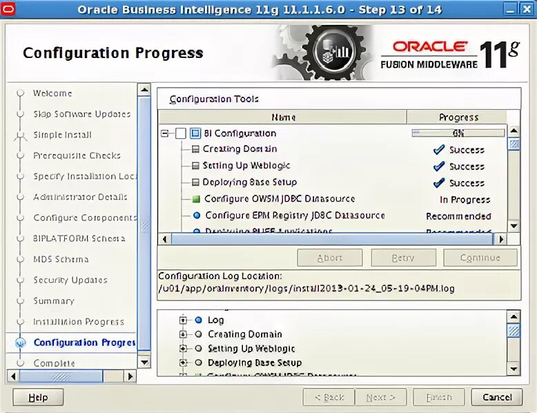 Configuration component