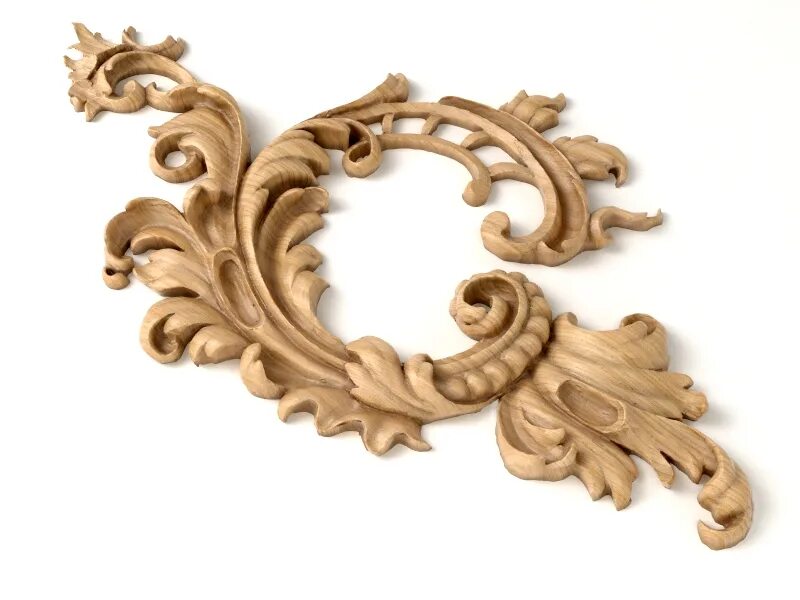 Wood Carving. Baroque накладной элемент-. Деревянный резной декор. Резной декор для мебели. Декоративные украшения для мебели.