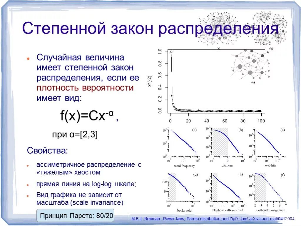 Виды распределения случайной величины