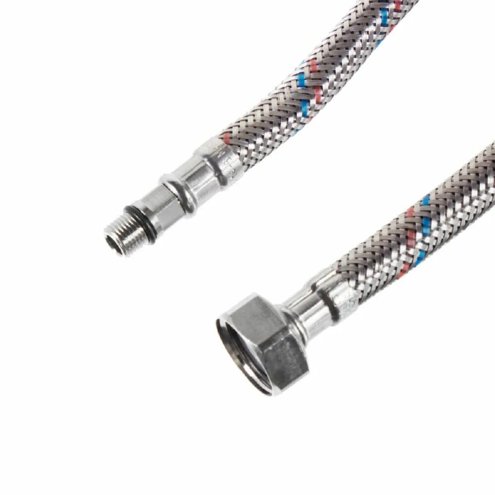 Подводка гибкая 1/2"х3/8" 400 мм STOUT гайка-штуцер, для горячей, холодной воды,