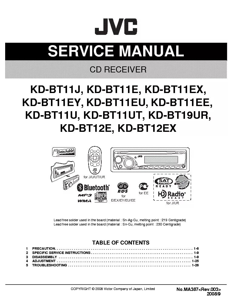 Service manual jvc. JVC KD-g847. JVC KD 847 магнитола. JVC KD-v300ed запчасти. KD-j637 JVC.