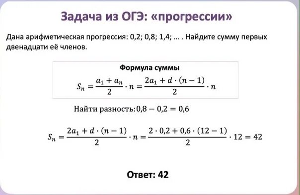 Задачи огэ змейка. Задачи на арифметическую прогрессию формулы. Арифметическая прогрессия ОГЭ формулы. Задания на нахождение суммы арифметической прогрессии. Формулы прогрессии ОГЭ.