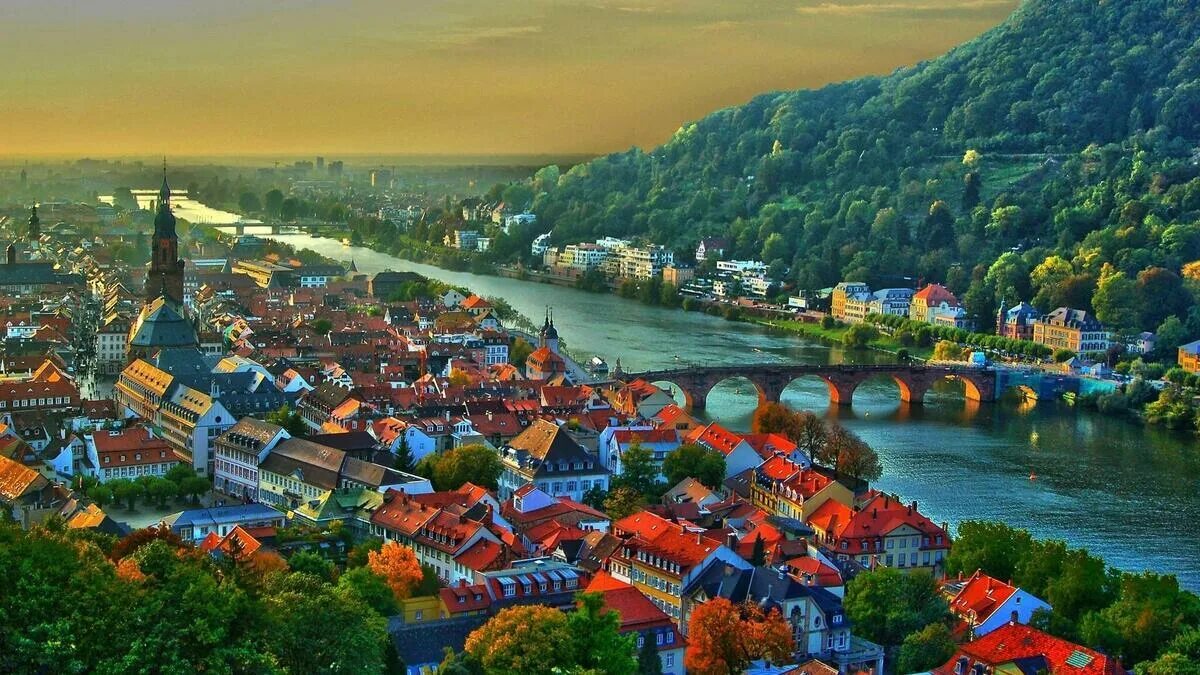 Алмания. Баден Вюртемберг река Неккар. Heidelberg Neckar Германия. Город Гейдельберг Баден-Вюртемберг, Германия. Баден-Вюртемберг природа.