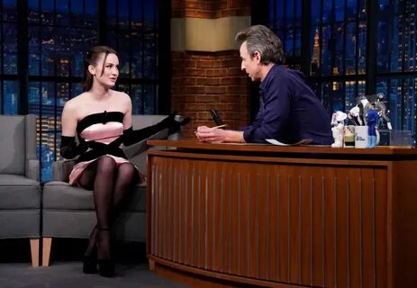 MAUDE APATOW at Late Night with Seth Meyers 02/24/2022.