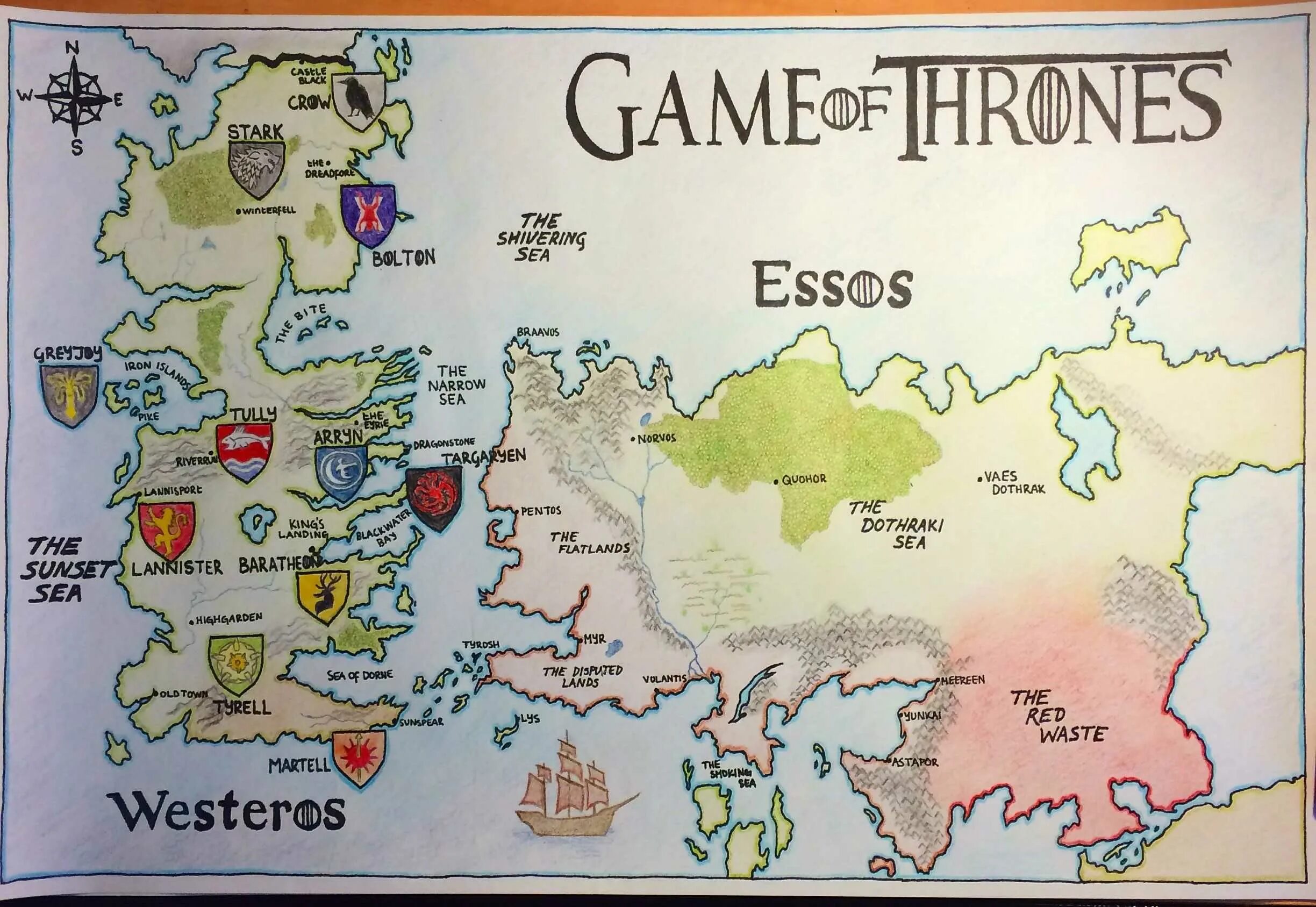 Песни льда и пламени на английском. Мир игры престолов карта Вестерос.