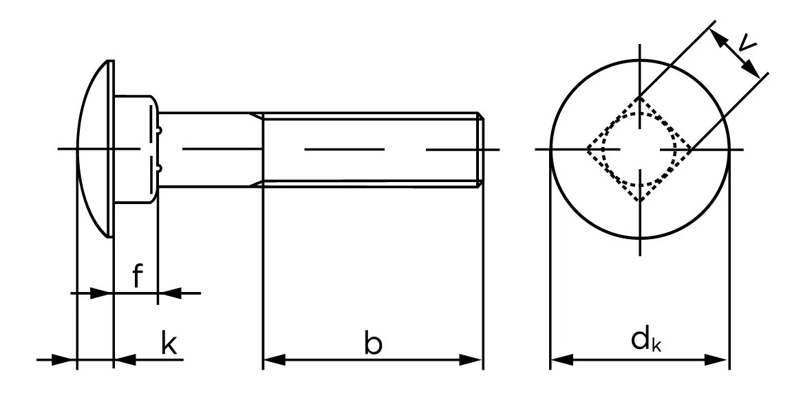 Din 603 m16. Болт мебельный din 603 чертеж. Болт мебельный din 603 6х120. M 8 3 m 23