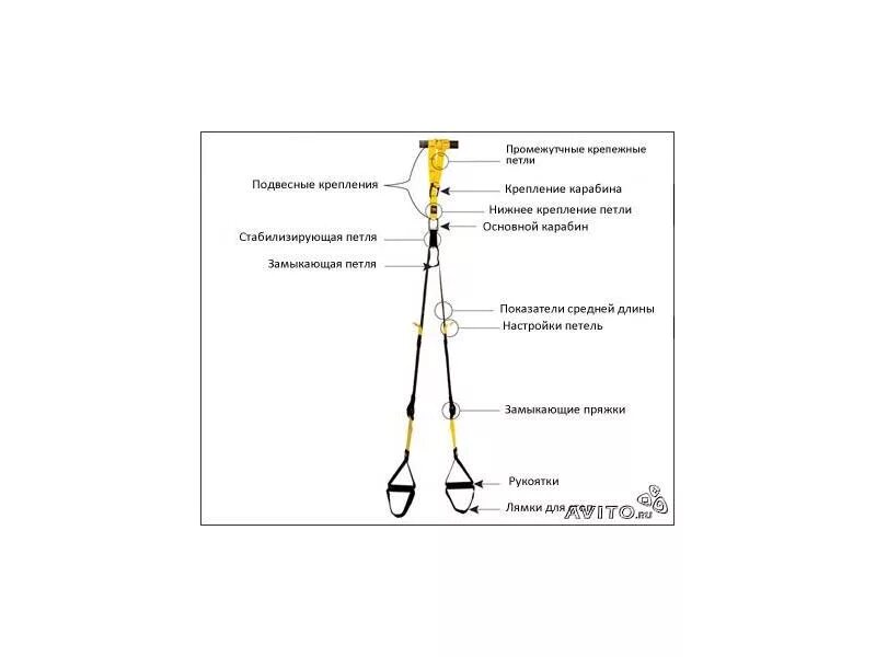 Петли трх своими руками схема и чертеж Купить Петли для функционального тренинга хаки SQUAD в Москве по выгодной цене F