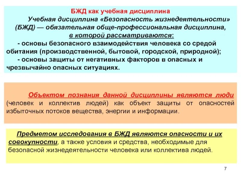 Категории безопасности деятельности. БЖД дисциплина. БЖД как учебная дисциплина. Основная цель дисциплины БЖД. Дисциплина безопасность жизнедеятельности.