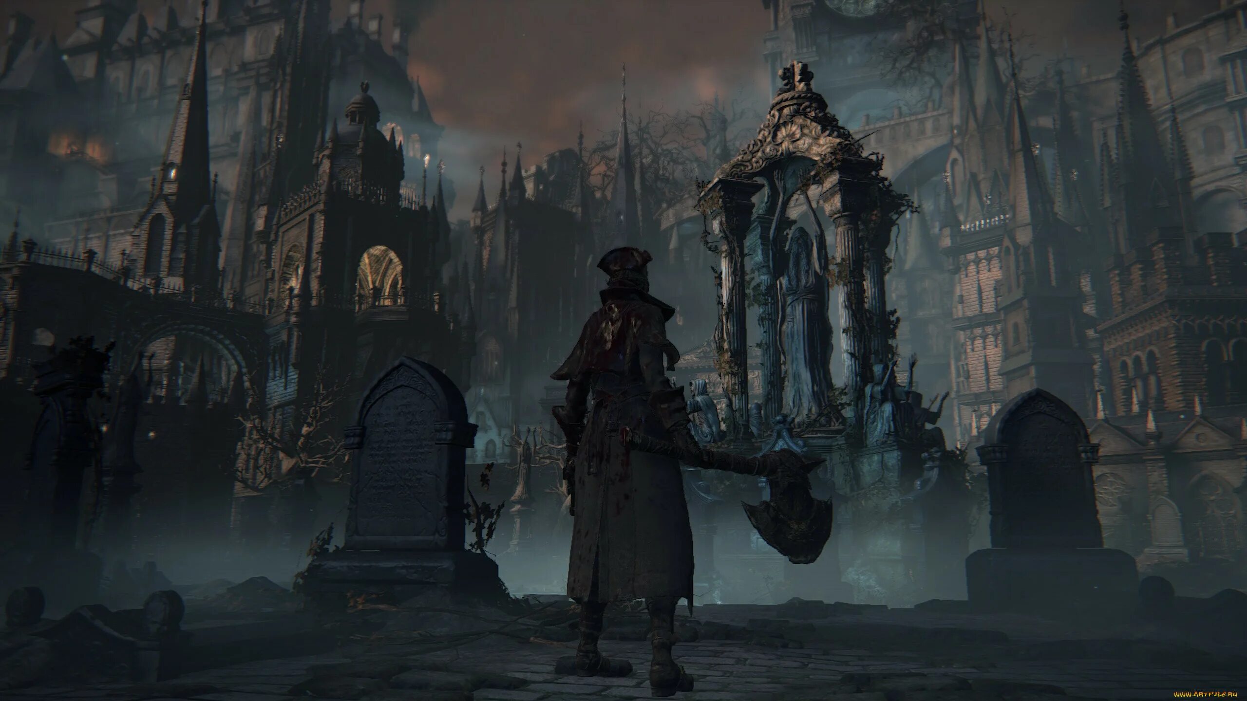 Блудборн игра. Ернам бладборн. Bloodborne 1920x1080. Bloodborne 1920x1080. Bloodborne город ярнам.