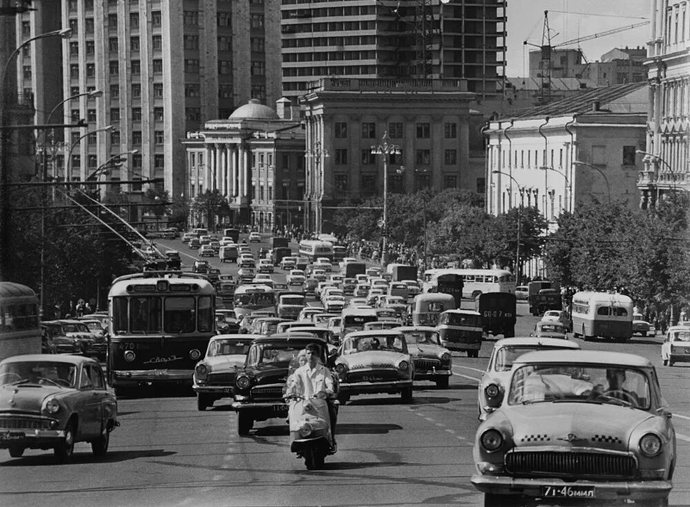 Жизнь нашей страны в 1950 1970 годы. Москва в фотографиях Наума Грановского 20е годы.