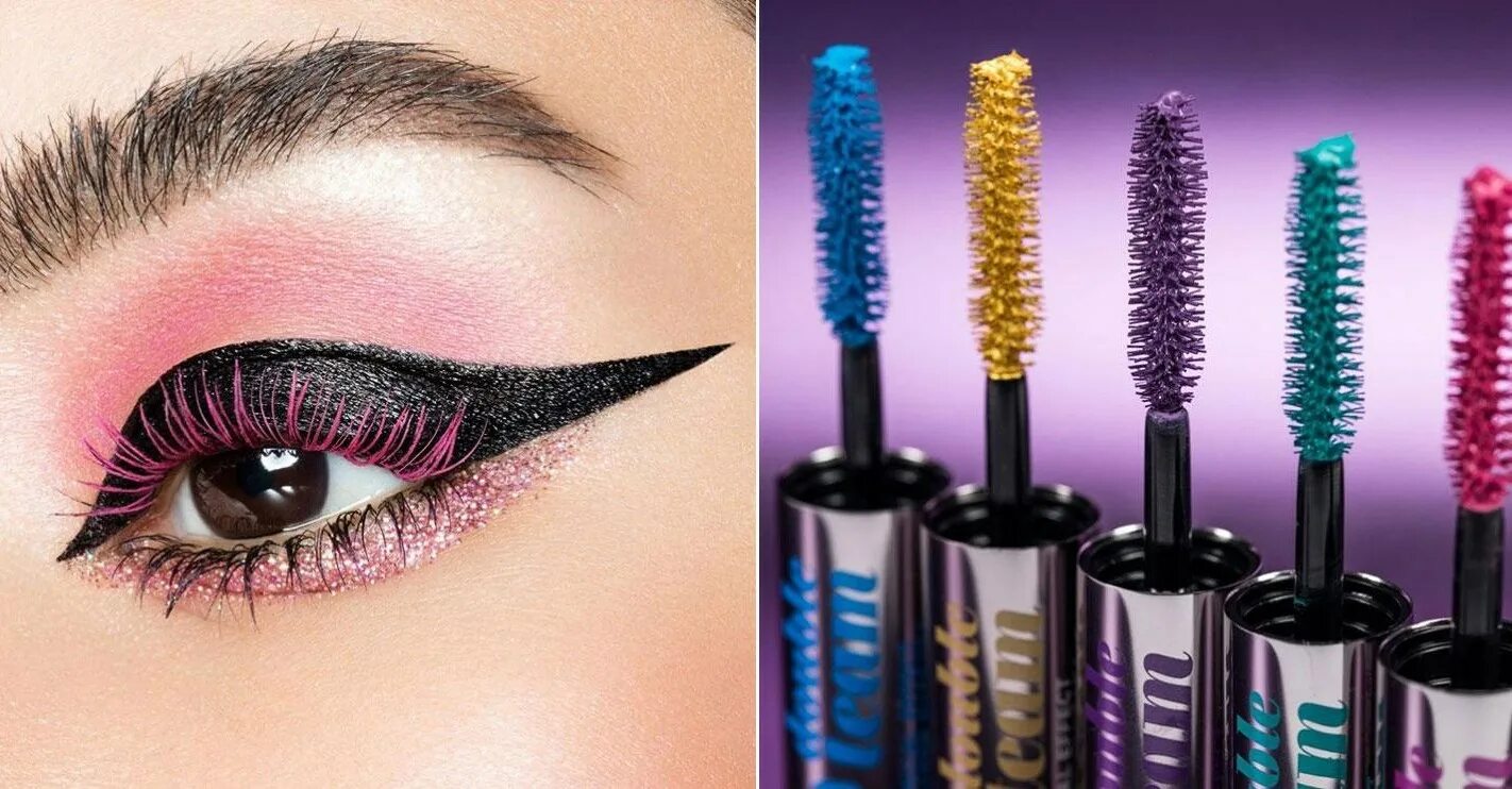 Effect mascara. Цветная тушь маскара. Разноцветная тушь для ресниц. Яркая цветная тушь. Tush dlya Resnis.