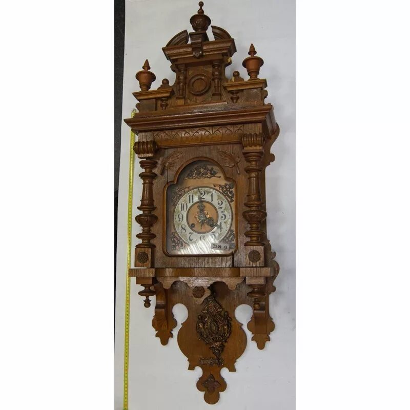 Gustav Becker настенные часы с маятником и боем. Корпус для настенных часов