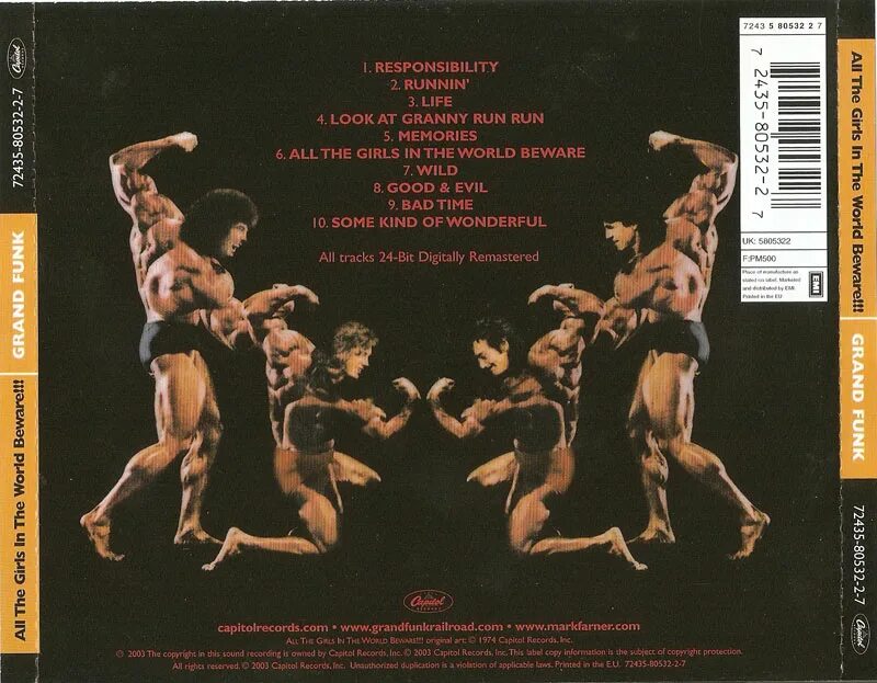 All the girls in the world beware. Grand Funk Railroad 1974 - all the girls in the World. Grand Funk Railroad 1974 album. Grand Funk Railroad all the girls in the World Beware. Группа Grand Funk Railroad обложки.