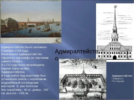 Какие здания были построены в эпоху петра