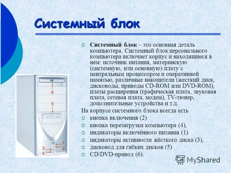 Основные функции системного блока. Системный блок назначение и устройство. Технические характеристики элементов системного блока пк. Системный блок черный сбоку полоса. Описание внешний вид системного блока компьютера спереди.