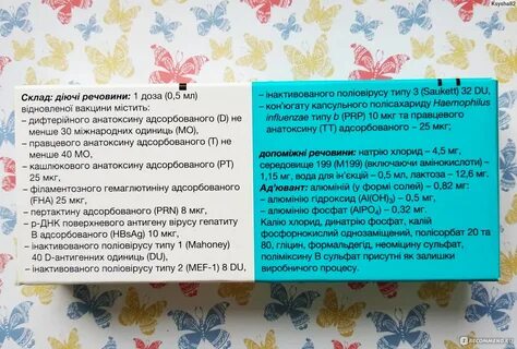 Антигистаминное перед прививкой ребенку