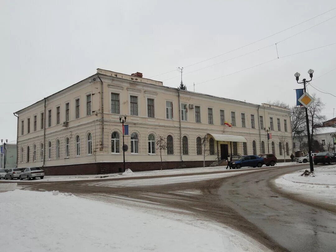 Здание Касимовской городской Думы. Здание городской управы Касимов. Здание городской управы, 1853 г. Касимов. Касимов здание городской администрации. Рязанское казначейство