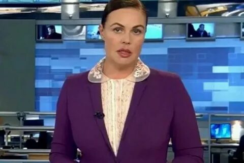 Ведущая первого канала видео