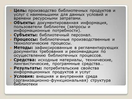 Укажите цель производства