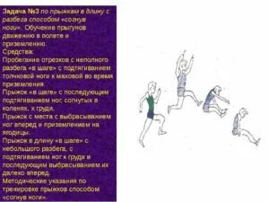 Ошибки при прыжках в длину