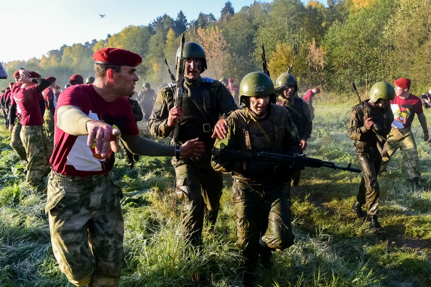 На краповом погоне