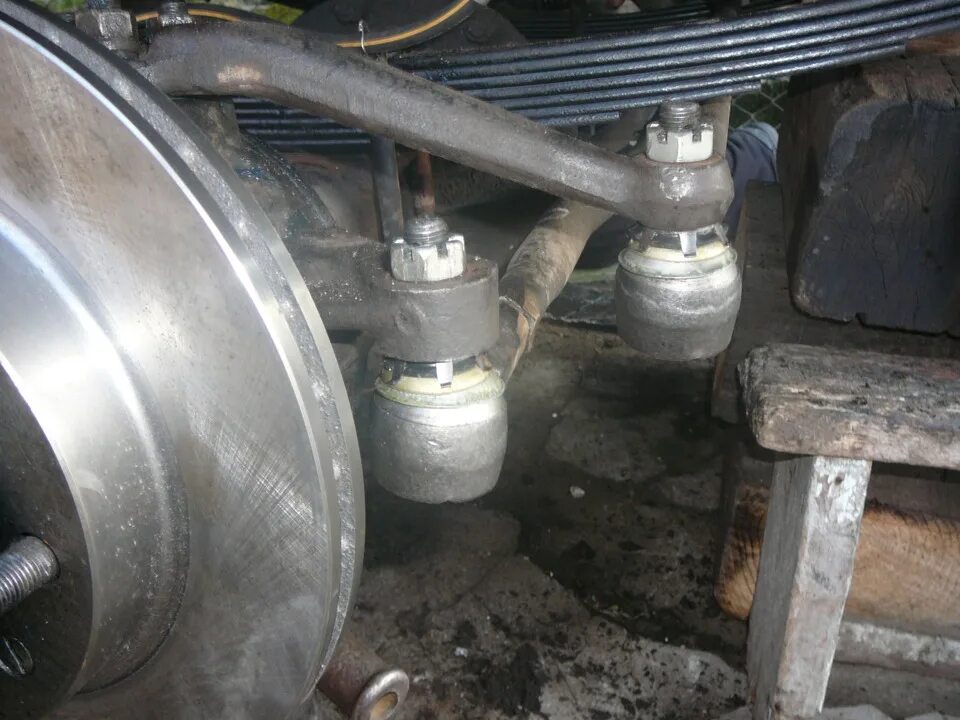 Переборка ГАЗика(центральная смазка шкворней) - ГАЗ Газель, 3,2 л, 2003 года сво