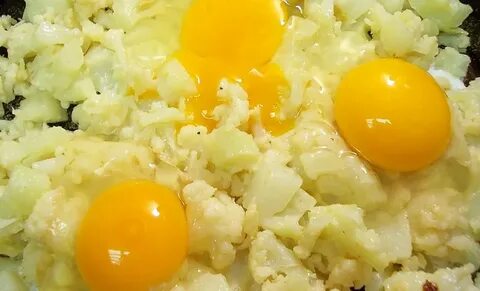 Как приготовить вкусно цветную капусту с яйцом