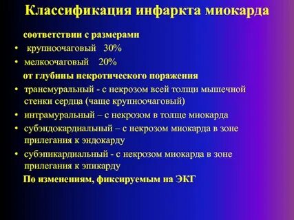 Признаком трансмурального инфаркта миокарда является